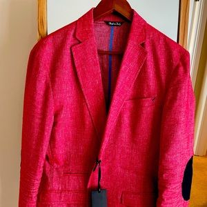 Just bought this great suit jacket this summer in Italy, worn once, slim size 42